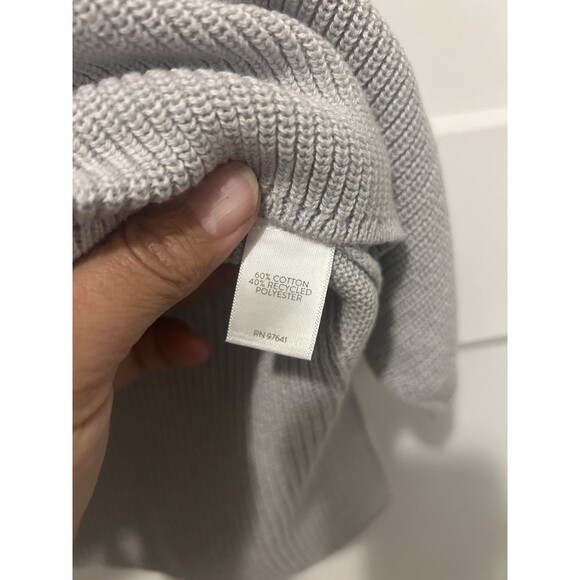 J. Jill Wearever Collection Small Petite Sweater Gray Tunic Sleeveless Pullover - Picture 5 of 6